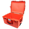 Pelican 1607 Air Case, Orange with Red Handles & Latches None (Case Only) ColorCase 016070-0000-150-320