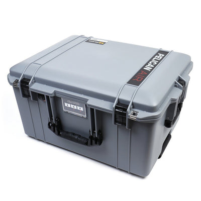 Pelican 1607 Air Case, Silver with Black Handles & Latches ColorCase