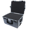 Pelican 1607 Air Case, Silver with Black Handles & Latches Pick & Pluck Foam with Convolute Lid Foam ColorCase 016070-0001-180-110
