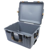Pelican 1607 Air Case, Silver with Desert Tan Handles & Latches None (Case Only) ColorCase 016070-0000-180-310