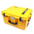 Pelican 1607 Air Case, Yellow with Black Handles & Latches ColorCase 