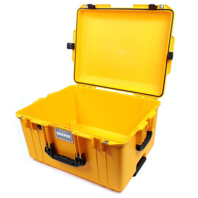 Pelican 1607 Air Case, Yellow with Black Handles & Latches None (Case Only) ColorCase 016070-0000-240-110