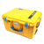 Pelican 1607 Air Case, Yellow with Blue Handles & Latches ColorCase 