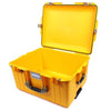 Pelican 1607 Air Case, Yellow with Desert Tan Handles & Latches None (Case Only) ColorCase 016070-0000-240-310