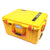 Pelican 1607 Air Case, Yellow with Orange Handles & Latches ColorCase 