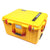 Pelican 1607 Air Case, Yellow with Red Handles & Latches ColorCase 