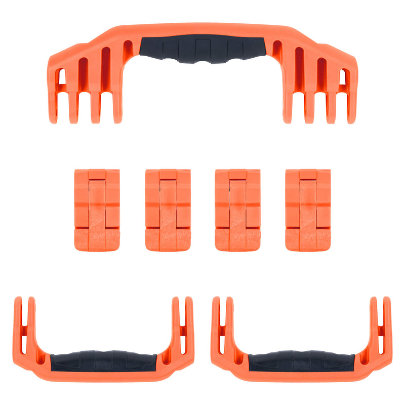 Pelican 1610 Replacement Handles & Latches, Orange (Set of 3 Handles, 4 Latches) ColorCase 