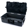 Pelican 1615 Air Case, Charcoal with Black Handles & Push-Button Latches Mesh Lid Organizer Only ColorCase 016150-0100-520-110