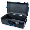 Pelican 1615 Air Case, Charcoal with Blue Handles & Latches None (Case Only) ColorCase 016150-0000-520-120