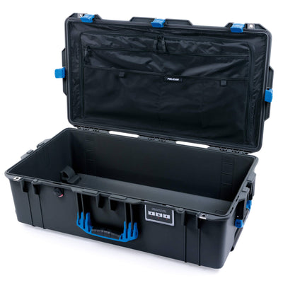 Pelican 1615 Air Case, Charcoal with Blue Handles & Latches Combo-Pouch Lid Organizer Only ColorCase 016150-0300-520-120