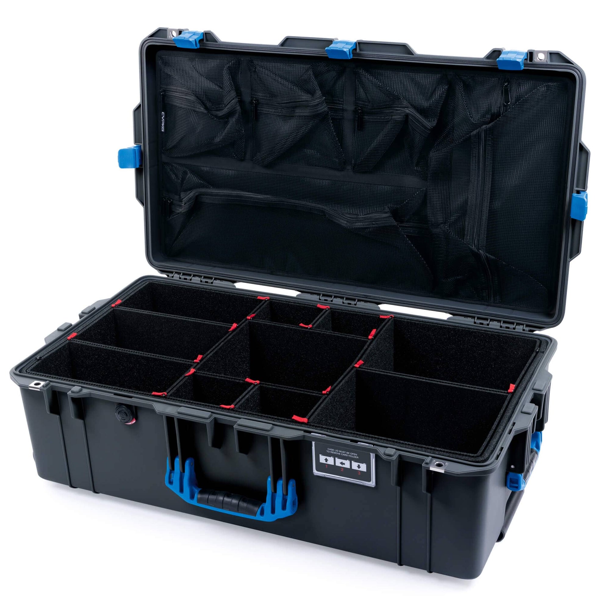 【一部予約販売】 Air 1615 Pelican Case, Latches & Handles Blue with Charcoal その他