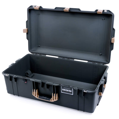 Pelican 1615 Air Case, Charcoal with Desert Tan Handles & Latches None (Case Only) ColorCase 016150-0000-520-310