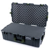 Pelican 1615 Air Case, Charcoal with OD Green Handles & Latches Pick & Pluck Foam with Convoluted Lid Foam ColorCase 016150-0001-520-130