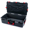 Pelican 1615 Air Case, Charcoal with Red Handles & Latches Combo-Pouch Lid Organizer Only ColorCase 016150-0300-520-320