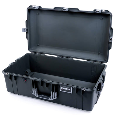 Pelican 1615 Air Case, Charcoal with Silver Handles & Push-Button Latches None (Case Only) ColorCase 016150-0000-520-180
