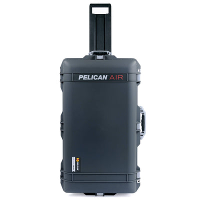 Pelican 1615 Air Case, Charcoal with Silver Handles & Push-Button Latches ColorCase