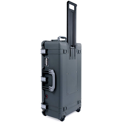 Pelican 1615 Air Case, Charcoal with Silver Handles & Push-Button Latches ColorCase