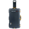 Pelican 1615 Air Case, Charcoal with Yellow Handles & Push-Button Latches ColorCase