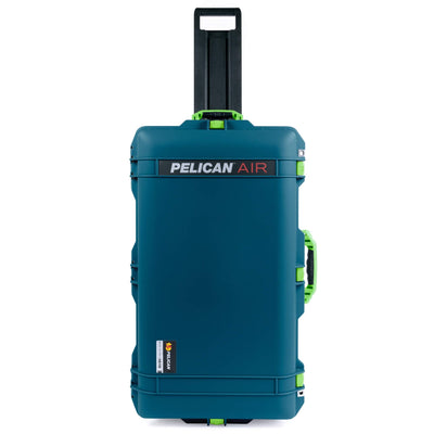 Pelican 1615 Air Case, Indigo with Lime Green Handles & Latches ColorCase