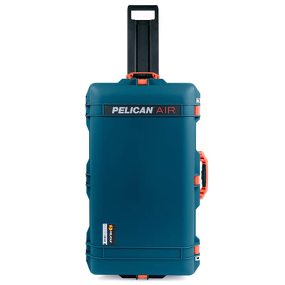 Pelican 1615 Air Case, Indigo with Orange Handles & Push-Button Latches ColorCase