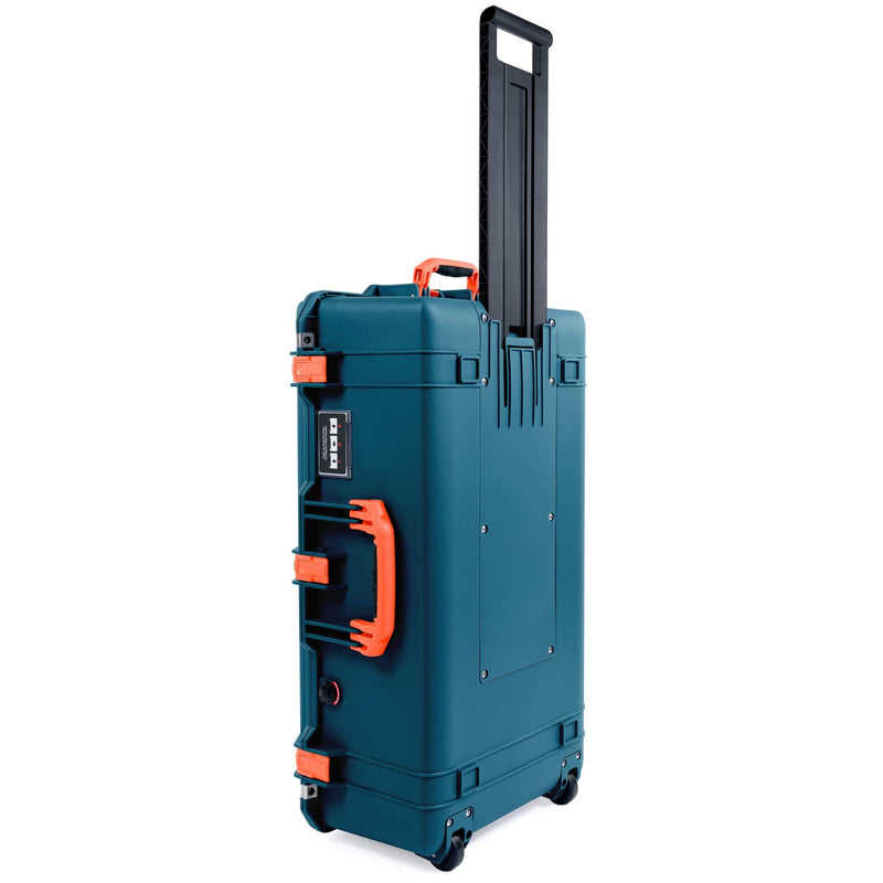 Pelican 1615 Air Case, Indigo with Orange Handles & Push-Button Latches ColorCase 