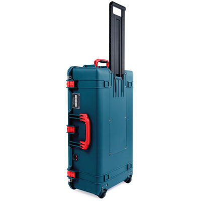 Pelican 1615 Air Case, Indigo with Red Handles & Latches ColorCase