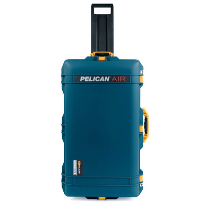 Pelican 1615 Air Case, Indigo with Yellow Handles & Push-Button Latches ColorCase