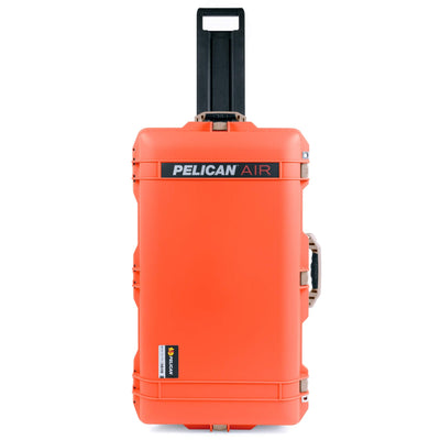 Pelican 1615 Air Case, Orange with Desert Tan Handles & Latches ColorCase