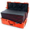 Pelican 1615 Air Case, Orange Custom Tool Kit (6 Foam Inserts with Mesh Lid Organizer) ColorCase 016150-0160-150-150