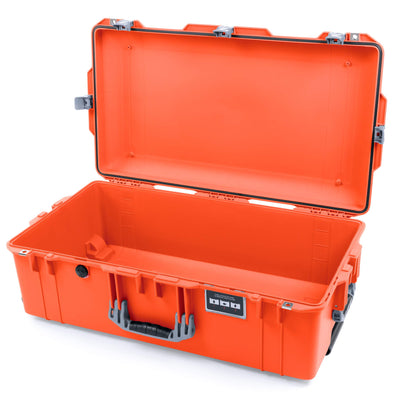 Pelican 1615 Air Case, Orange with Silver Handles & Latches None (Case Only) ColorCase 016150-0000-150-180