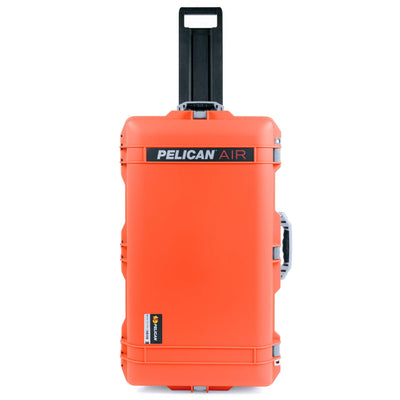 Pelican 1615 Air Case, Orange with Silver Handles & Latches ColorCase