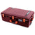 Pelican 1615 Air Case, Oxblood with Orange Handles & Push-Button Latches ColorCase 