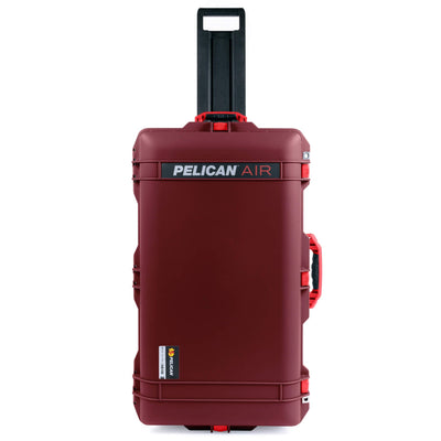 Pelican 1615 Air Case, Oxblood with Red Handles & Latches ColorCase