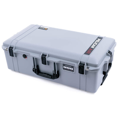 Pelican 1615 Air Case, Silver with Black Handles & Latches ColorCase