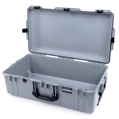 Pelican 1615 Air Case, Silver with Black Handles & Latches None (Case Only) ColorCase 016150-0000-180-110