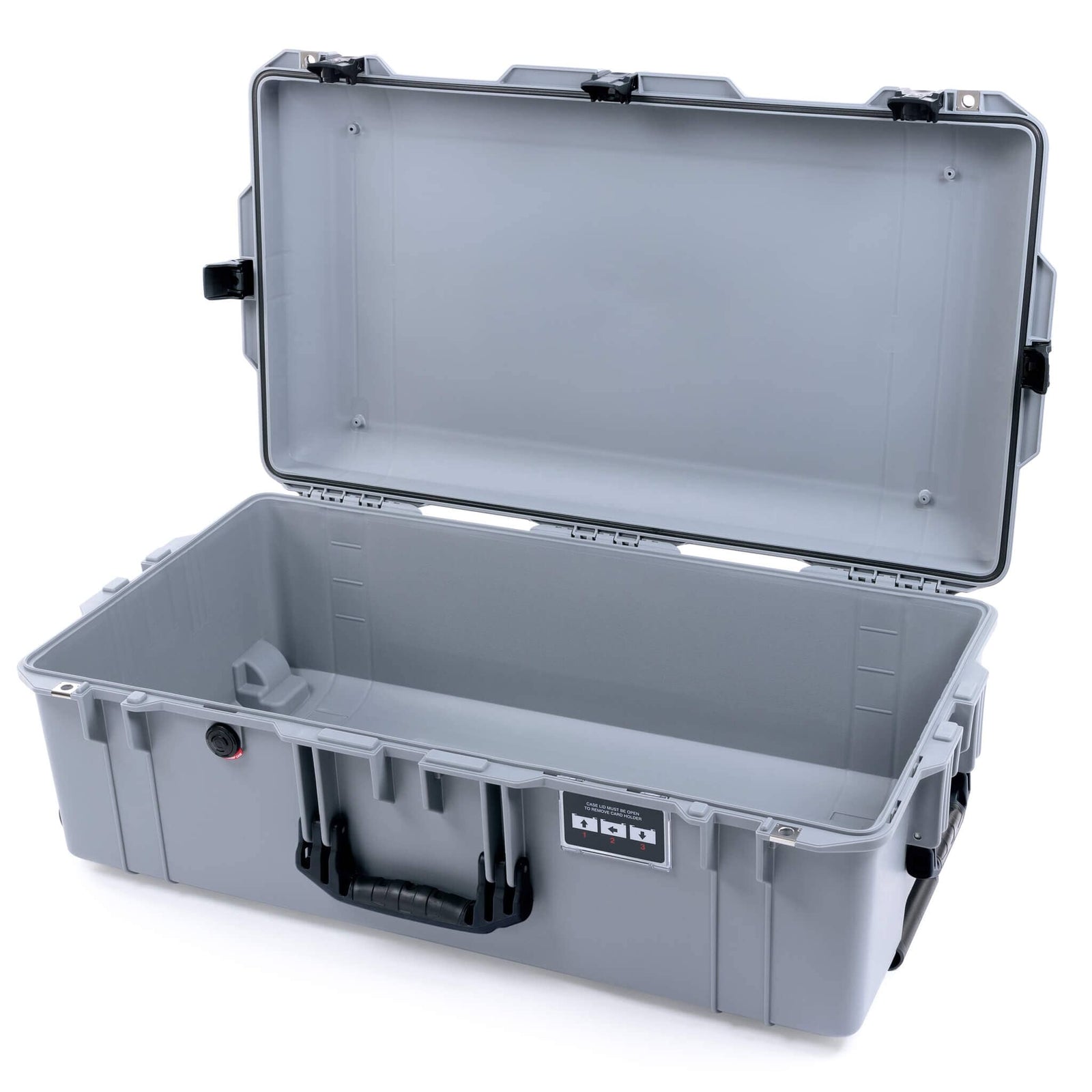 Pelican 1615 Air Case, Silver, TSA Locking Latches None (Case Only) ColorCase 016150-0000-180-L10