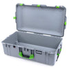 Pelican 1615 Air Case, Silver with Lime Green Handles & Latches None (Case Only) ColorCase 016150-0000-180-300