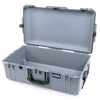 Pelican 1615 Air Case, Silver with OD Green Handles & Latches None (Case Only) ColorCase 016150-0000-180-130