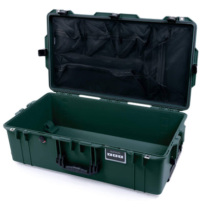 Pelican 1615 Air Case, Trekking Green with Black Handles & Push-Button Latches Mesh Lid Organizer Only ColorCase 016150-0100-138-110