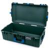 Pelican 1615 Air Case, Trekking Green with Blue Handles & Latches None (Case Only) ColorCase 016150-0000-138-120