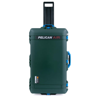 Pelican 1615 Air Case, Trekking Green with Blue Handles & Latches ColorCase