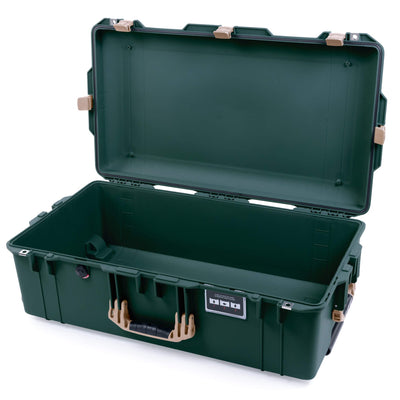 Pelican 1615 Air Case, Trekking Green with Desert Tan Handles & Latches None (Case Only) ColorCase 016150-0000-138-310