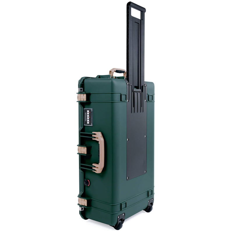 Pelican 1615 Air Case, Trekking Green with Desert Tan Handles & Latches ColorCase 