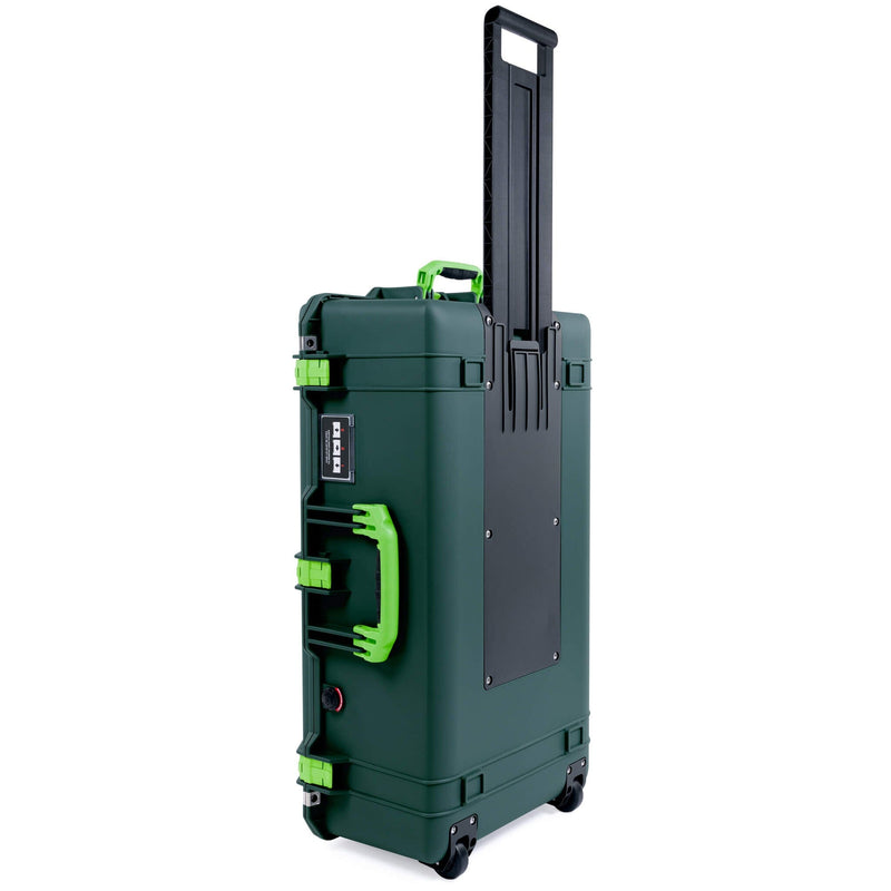 Pelican 1615 Air Case, Trekking Green with Lime Green Handles & Latches ColorCase 