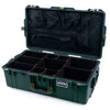Pelican 1615 Air Case, Trekking Green with OD Green Handles & Latches TrekPak Divider System with Mesh Lid Organizer ColorCase 016150-0120-138-130