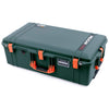 Pelican 1615 Air Case, Trekking Green with Orange Handles & Push-Button Latches ColorCase