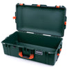 Pelican 1615 Air Case, Trekking Green with Orange Handles & Push-Button Latches None (Case Only) ColorCase 016150-0000-138-150