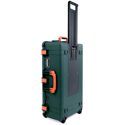 Pelican 1615 Air Case, Trekking Green with Orange Handles & Push-Button Latches ColorCase