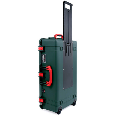 Pelican 1615 Air Case, Trekking Green with Red Handles & Latches ColorCase