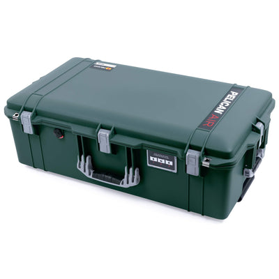 Pelican 1615 Air Case, Trekking Green with Silver Handles & Push-Button Latches ColorCase